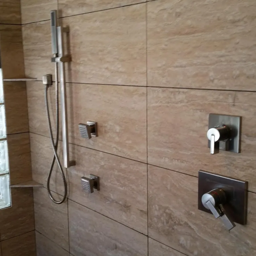 Shower fixture installation for Frozen Pipe Repair in Brownfields